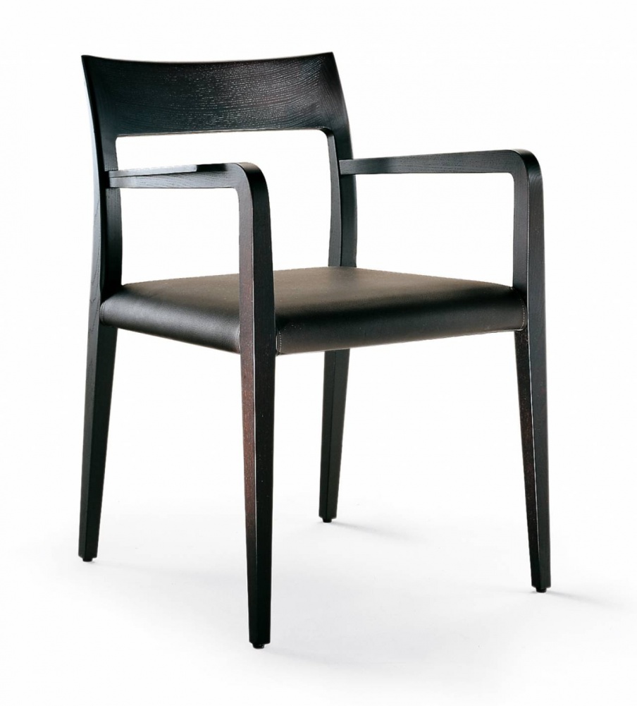 Chair with padded, Flip - Poliform