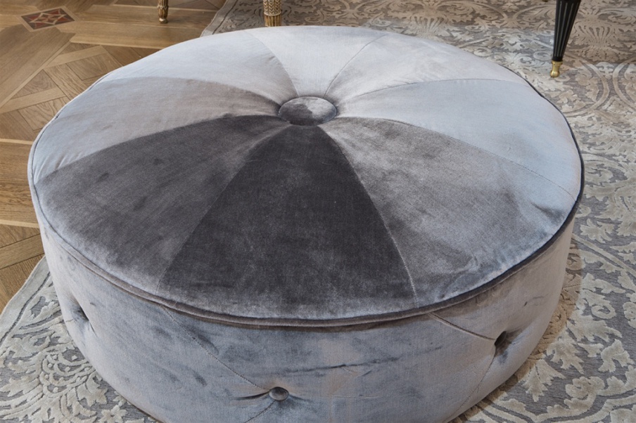 Pouf round shape, Medea