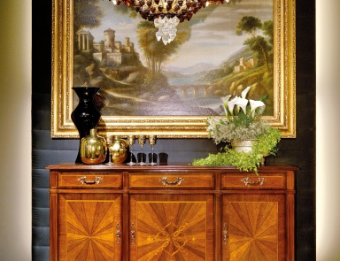 A chest of drawers on high legs, Medea