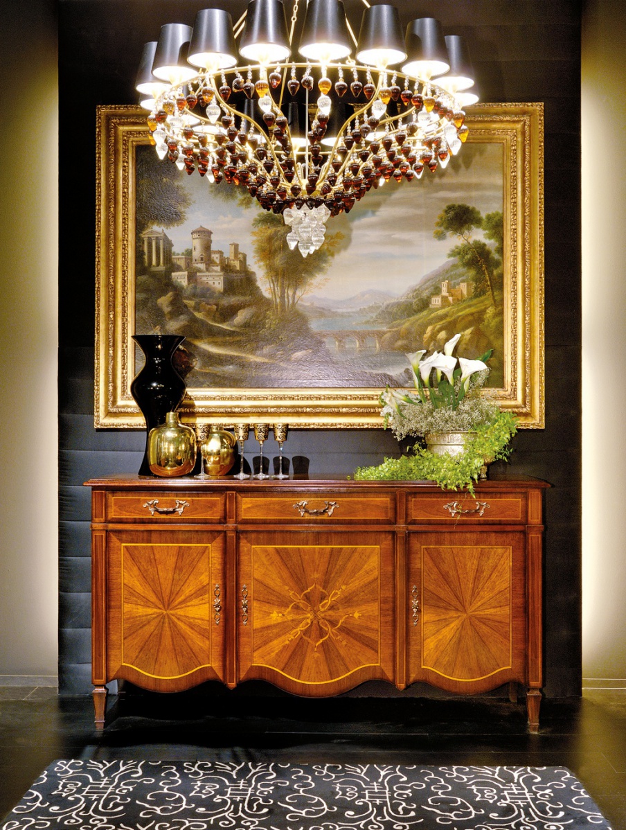 A chest of drawers on high legs, Medea