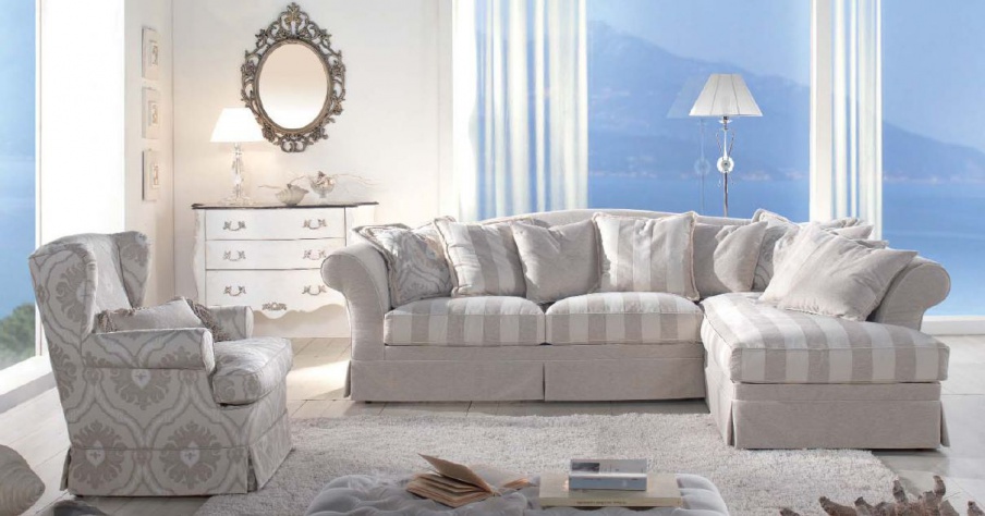 The modular sofa consists of sofa and day beds Victoria, Tosconova