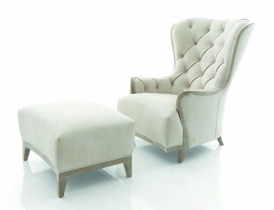 Chair with Ottoman foot Krudelya, Tosconova