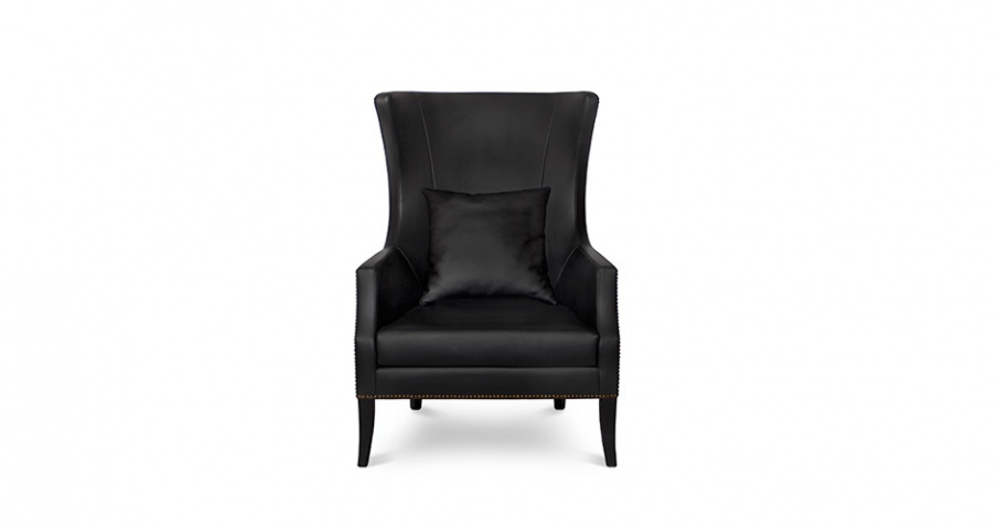 Chair in upholstery leather DUKONO, Brabbu.