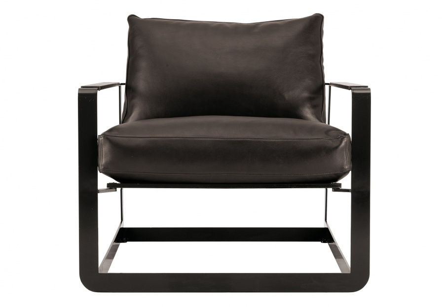 Chair in leather or textile upholstery, Gaston - Poliform