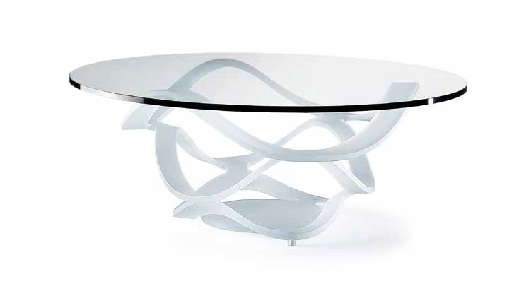 Coffee table on delicate ground Neolitico 40, Reflex Angelo