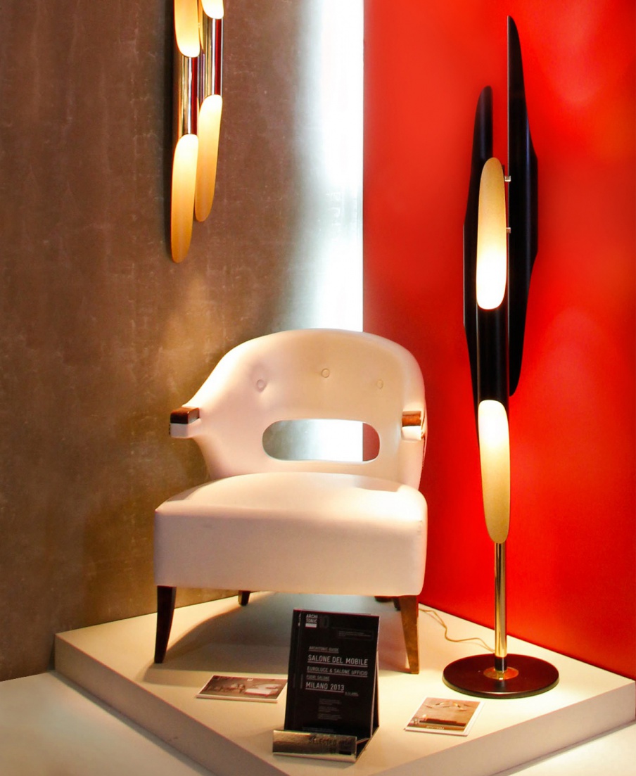 Seat upholstered in white leather NANOOK, Brabbu