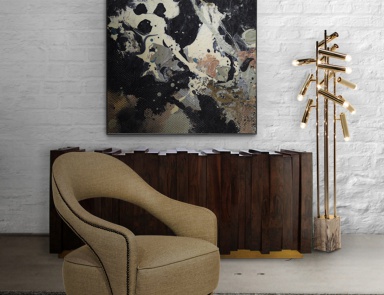 Chair with fabric upholstery TELLUS, Brabbu