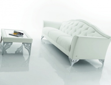 Living room set on chrome legs Illusion, Tosconova