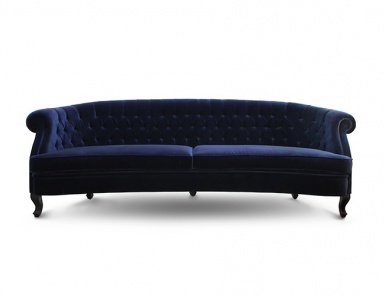 Two-seater sofa upholstered in velvet MAREE Brabbu