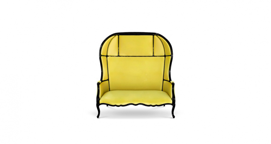 Two-seater sofa with high back NAMIB, Brabbu