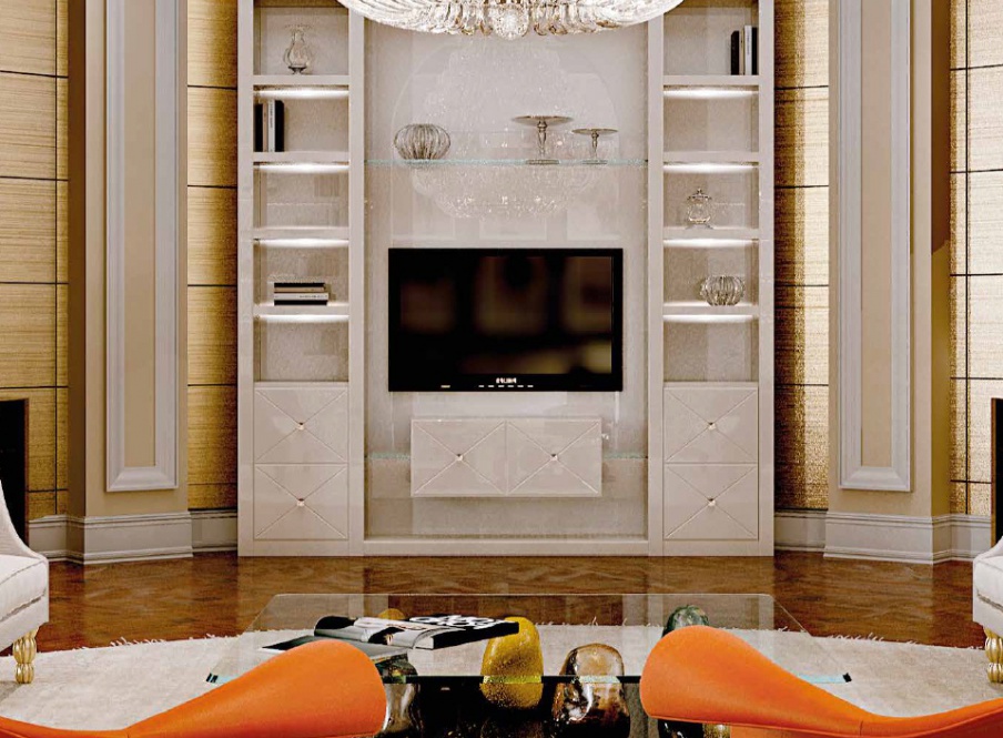 Cabinet with a container for the TV van TV, Reflex Angelo 