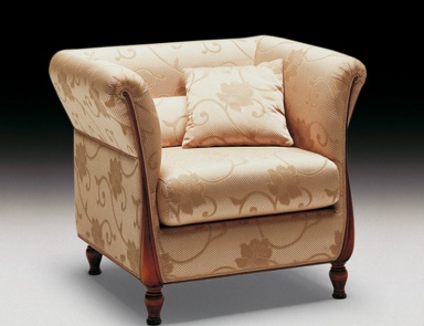 Chair with high armrests and backrest, Medea