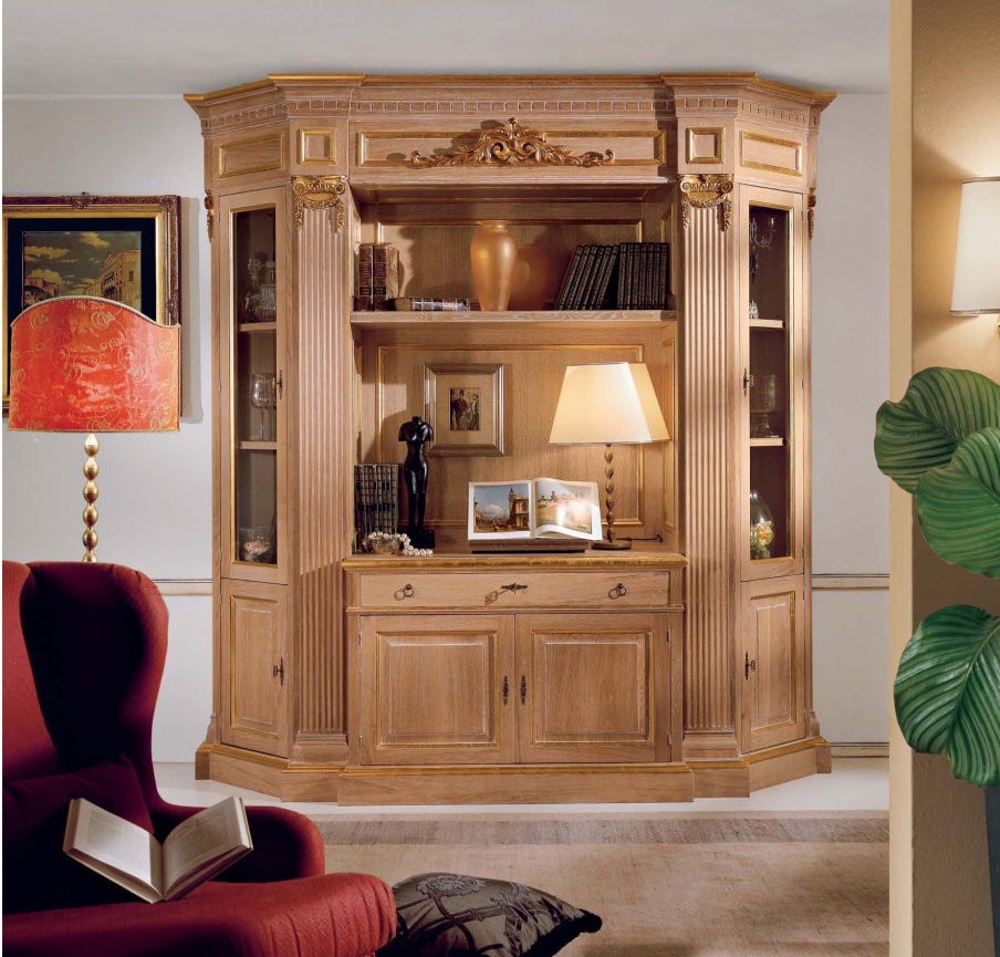 Bookcase with side Windows, Mirandola Export