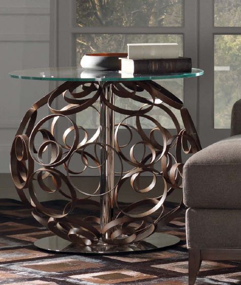 Pridivannogo table with the effect of rust Divo, Tosconova