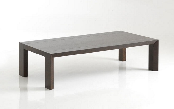The rectangular coffee table in veneer Elmont, Tosconova
