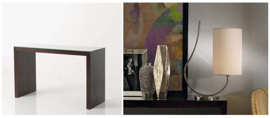 Console rectangular wood Elmont, Tosconova