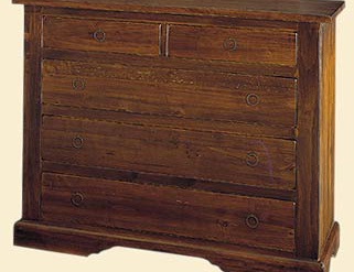 A chest of drawers made of solid wood, DOLFI