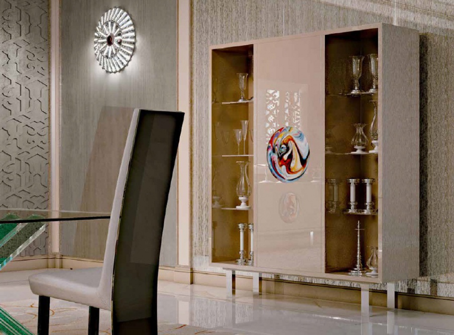 Sideboard with wooden frame Murano, Reflex Angelo 