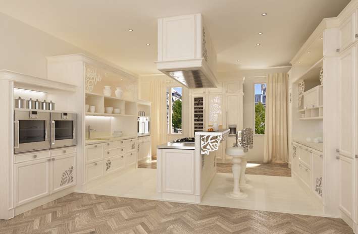 Set for the kitchen with carved stainless steel Kitchen Design, FMF