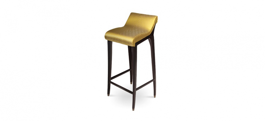 Bar stool, lacquered Incanto, Koket