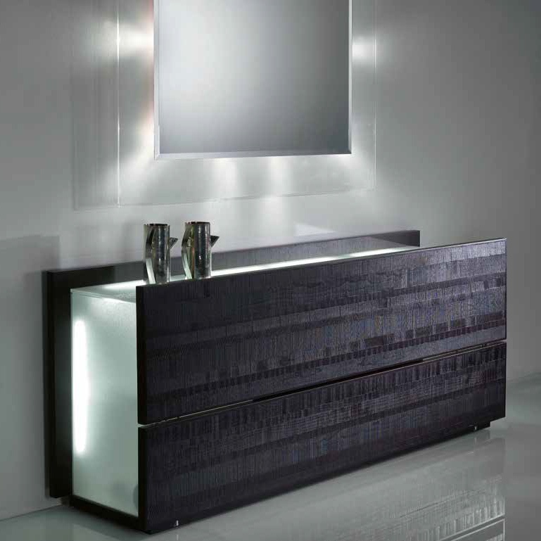 Sideboard credenza with light Giano, Reflex Angelo