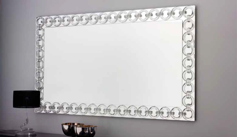 Mirror with jewelry made of Murano glass, Casanova, Reflex Angelo