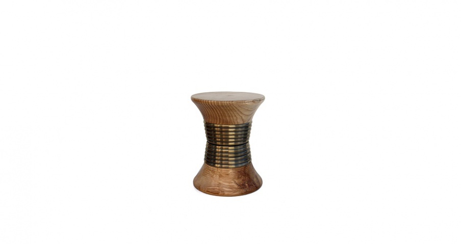 A stool made of wood PADAUNG, Brabbu