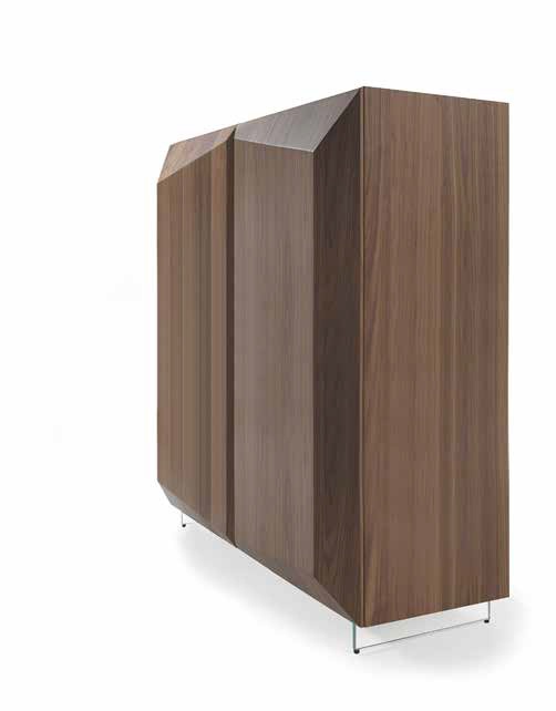 Bookcase skeleton wooden Prisma, Reflex Angelo