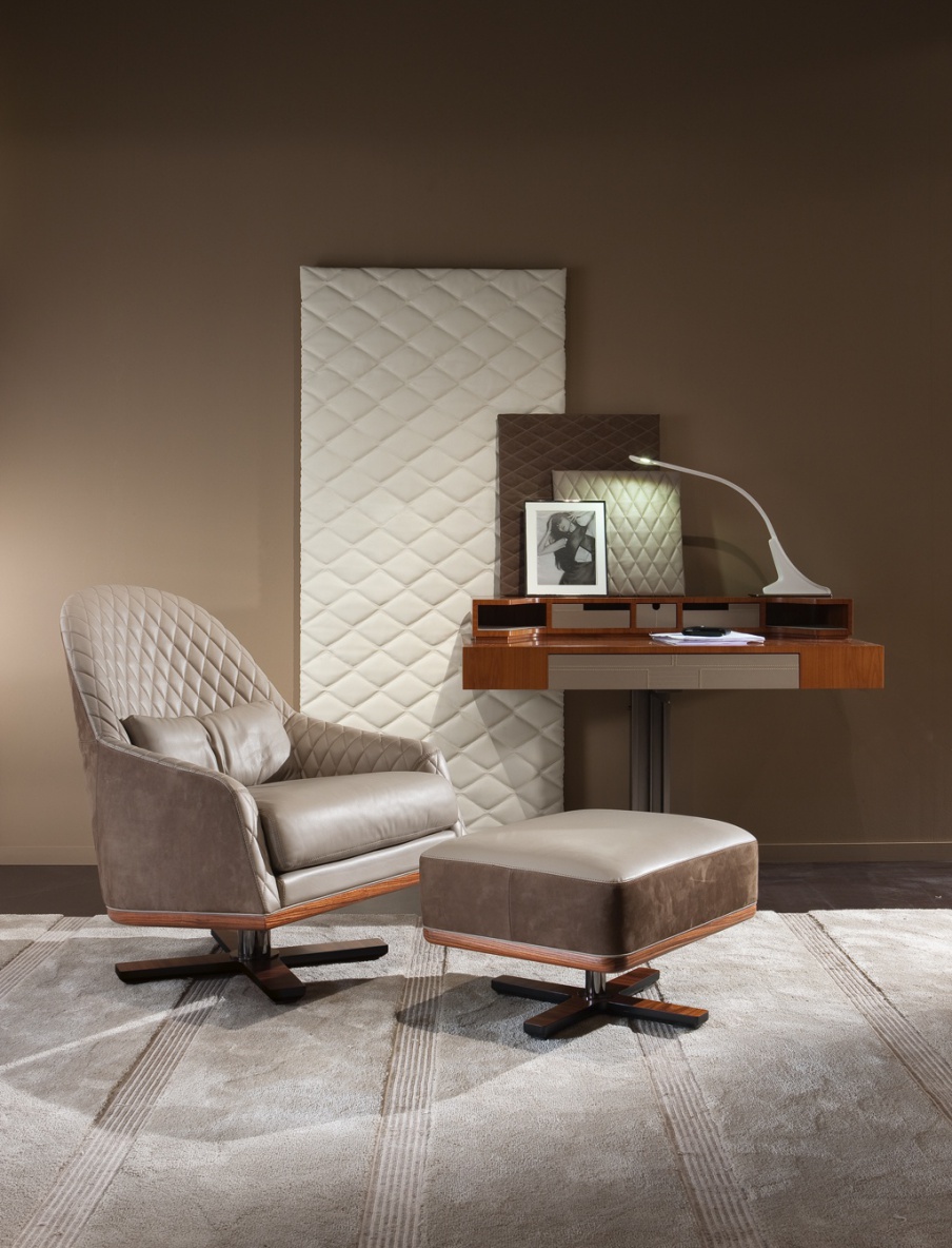 Chair with Ottoman CINDY, MOBILIDEA