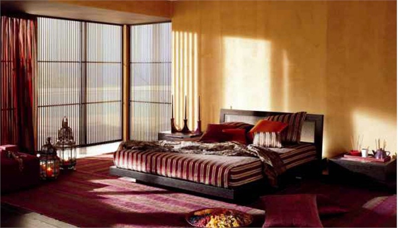 Bed on a frame of oak Intreccio, MisuraEmme