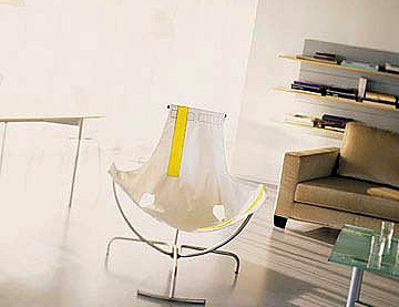 Chair steel frame upholstered cotton 40 / 80 B, Moroso