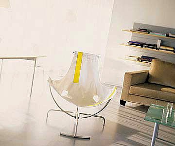 Chair steel frame upholstered cotton 40 / 80 B, Moroso