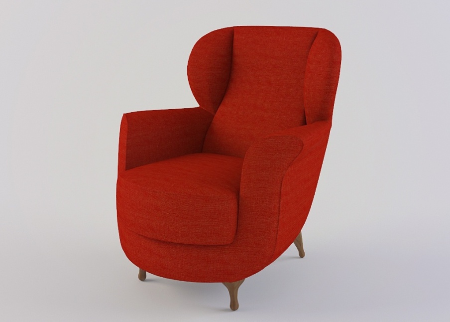 Armchair with wooden frame Bergere Papy, Moroso