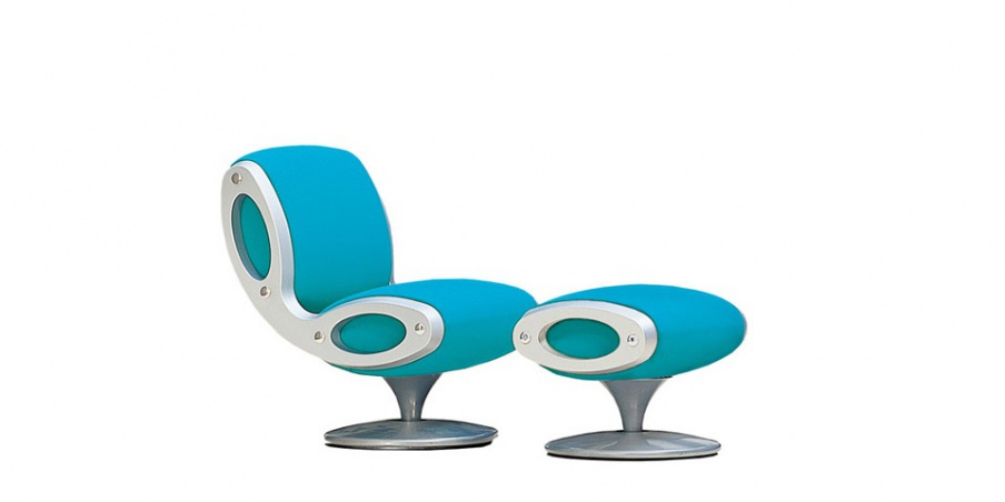 Chair with Ottoman Gluon, Moroso