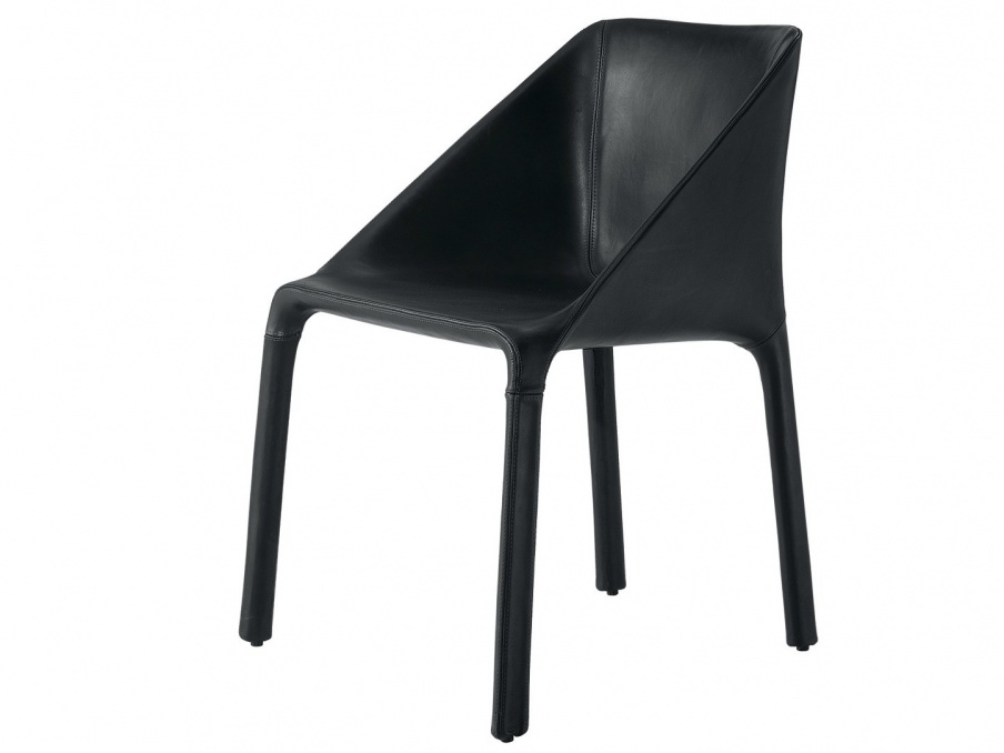 Chair with high back, Manta - Poliform