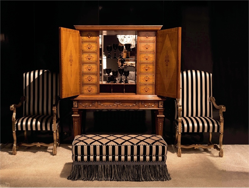 Pouf in fabric, Zanaboni