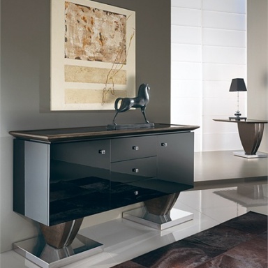 dresser, chest of drawers Black Stone