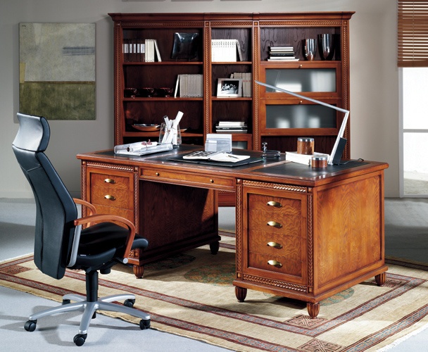 Headsets for the office with a two-leg table DESPACHO, Muebles Pico