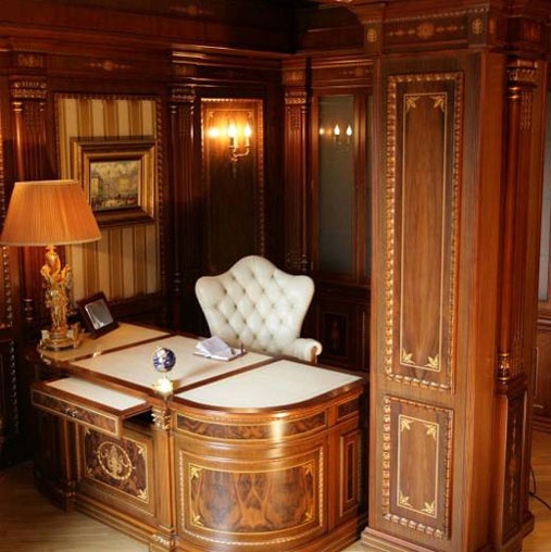 Headsets for office with oval writing Desk DESPACHO, Muebles Pico