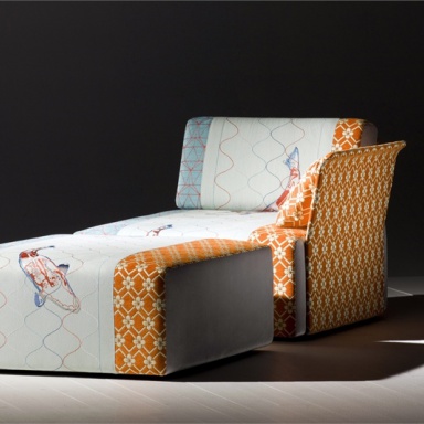 Chair with Ottoman Sushi