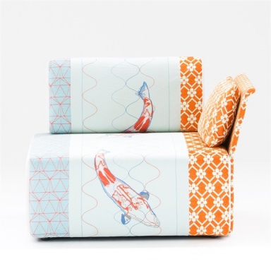 Chair with Ottoman Sushi