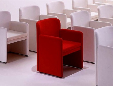 Chair steel framed Meeting Point, Mussi