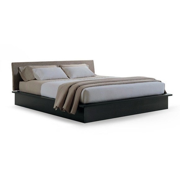 Bed with built-in storage section, Rapsodie Bed - Poliform