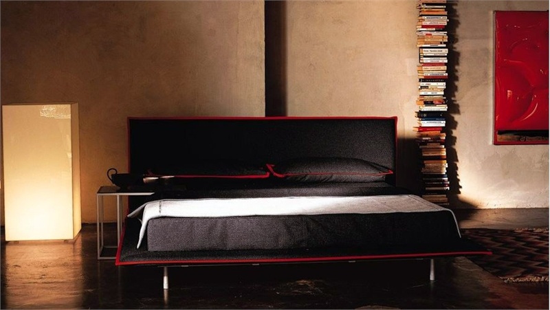 Bed on steel frame, Tantra, Mussi