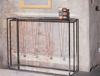The console on the steel frame Parure, Mussi