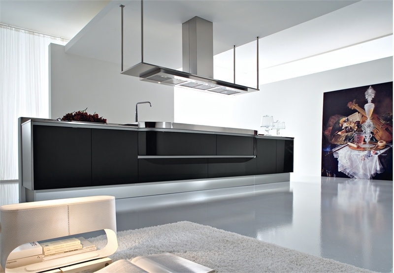 Set for the kitchen with one function block Artica, Pedini