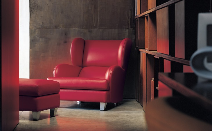 Chair in leather upholstery, ROSSELLA - Valdichienti