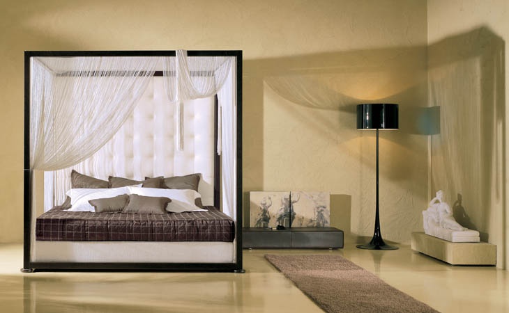 Double bed with canopy, GINEVRA - Valdichienti