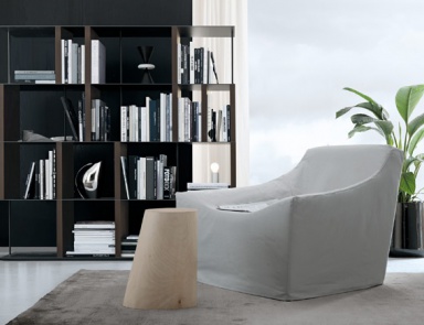 Armchair in fabric, JULIE - JESSE