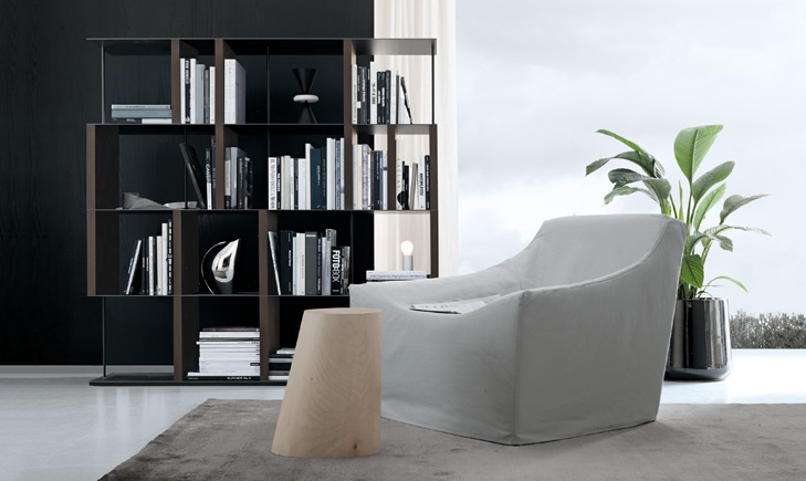 Armchair in fabric, JULIE - JESSE